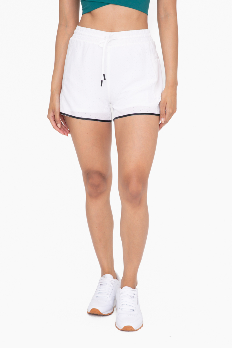 Laser Cut Tennis Shorts (APR6338)
