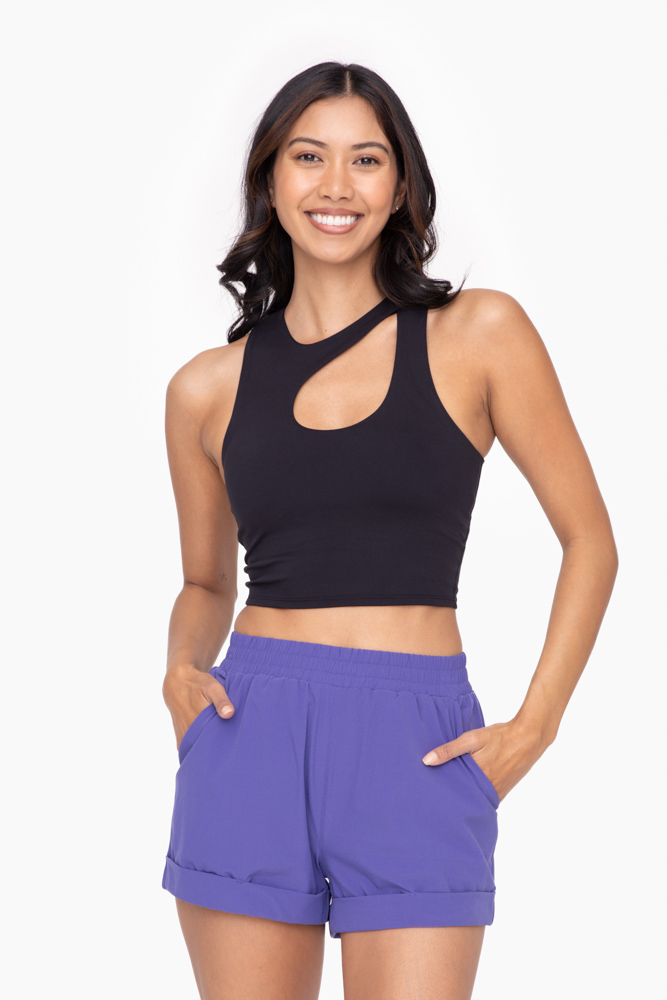 Venice Cut Out Cropped Bra Top (AT6381T)