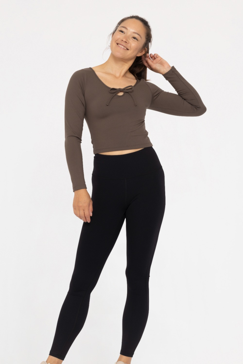 Soft Scoop Long Sleeve Active Top (AT7408)