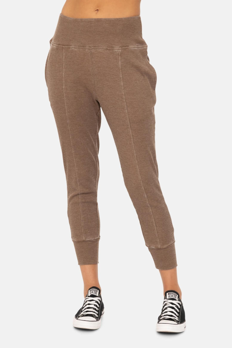 Cotton Blend Waffle Knit Jogger (KP5054)