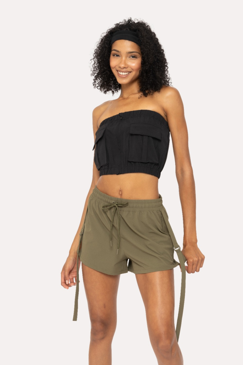 CargoChic Ribstop Tube Top(KTZ12331)