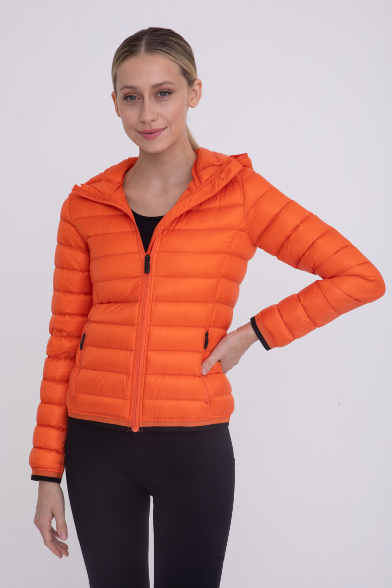 Padded Puffer Jacket with Hood(SB041)