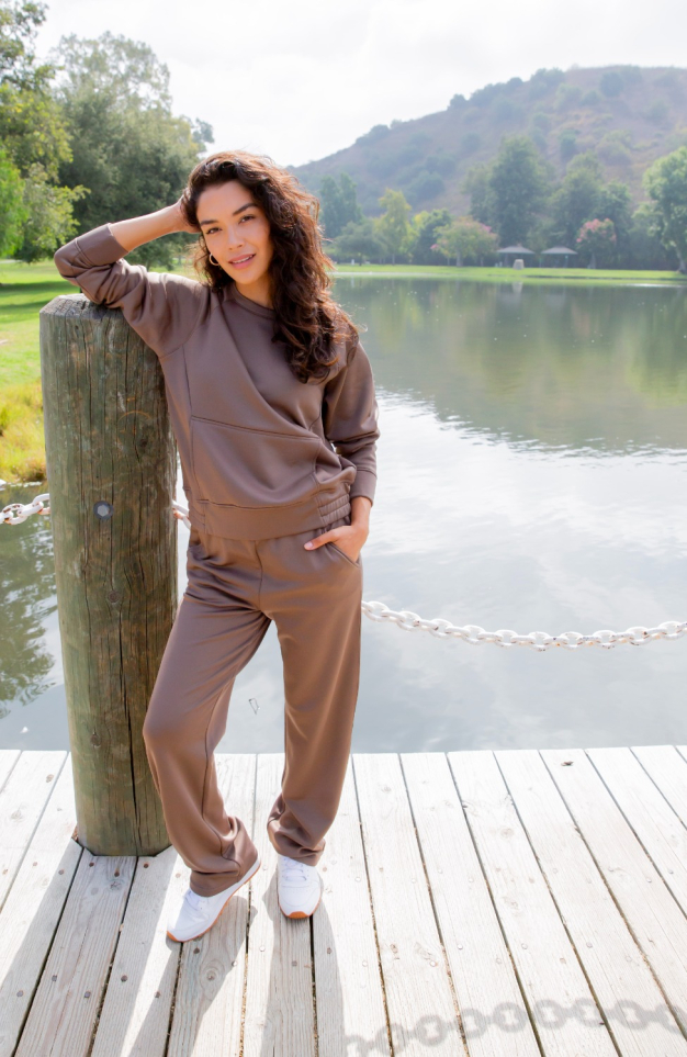 Micro Fleece Wide Leg Pant(KP11919)