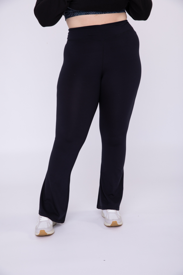 CURVY Venice Crossover Waist Yoga Pants (AP-B0891P)