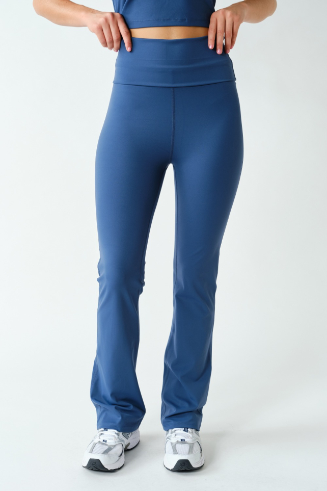 Align Fold-Over High-Waist Flare Leggings(AP7780)