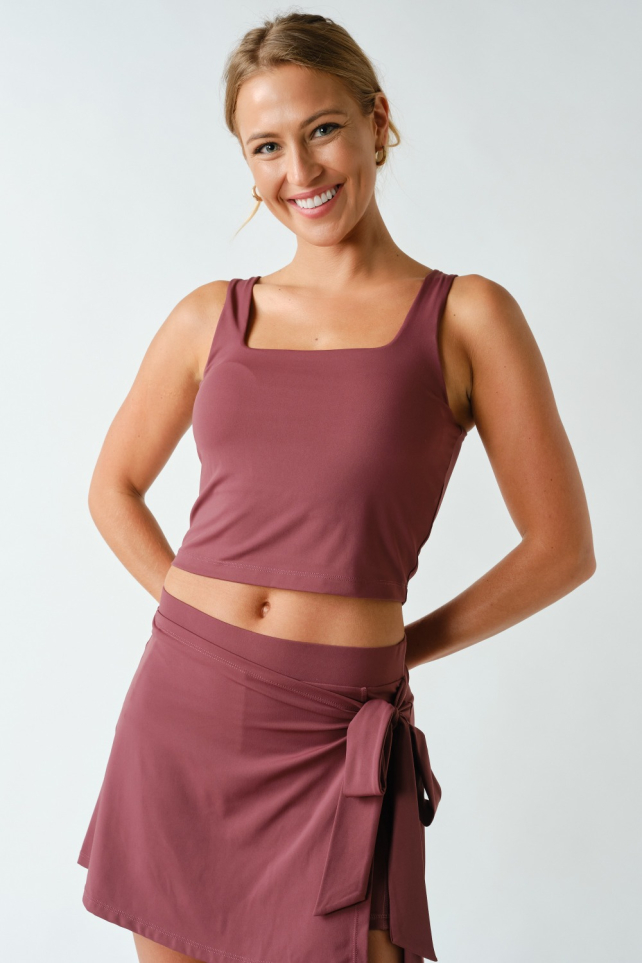 Reluxe Square Neck Performance Tank(AT3306)