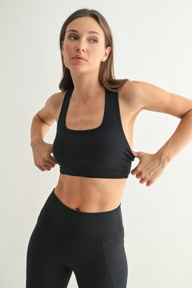 Venice Cloud Light Square Neck Sports Bra (BT657)