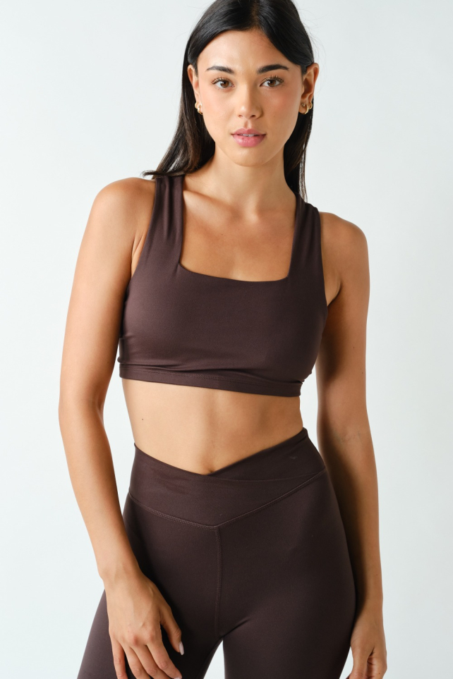 Venice Cloud Light Square Neck Sports Bra(BT657)