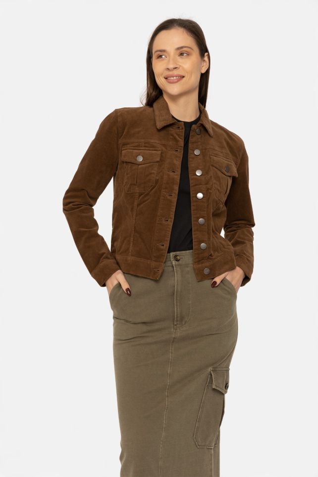 Slim Fit Corduroy Jacket (KJ11878)