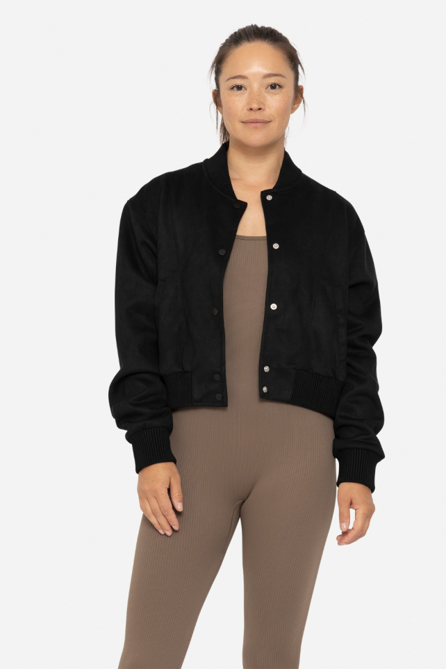 Suede Bomber Jacket (KJ5031)