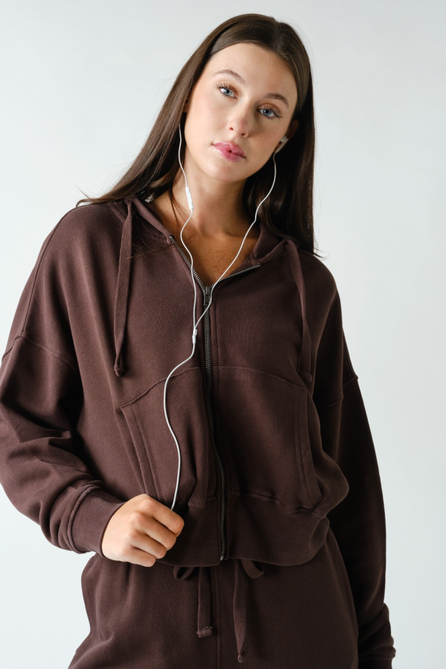 Mineral Wash Urban Ease Cotton Hoodie(KJ5324)