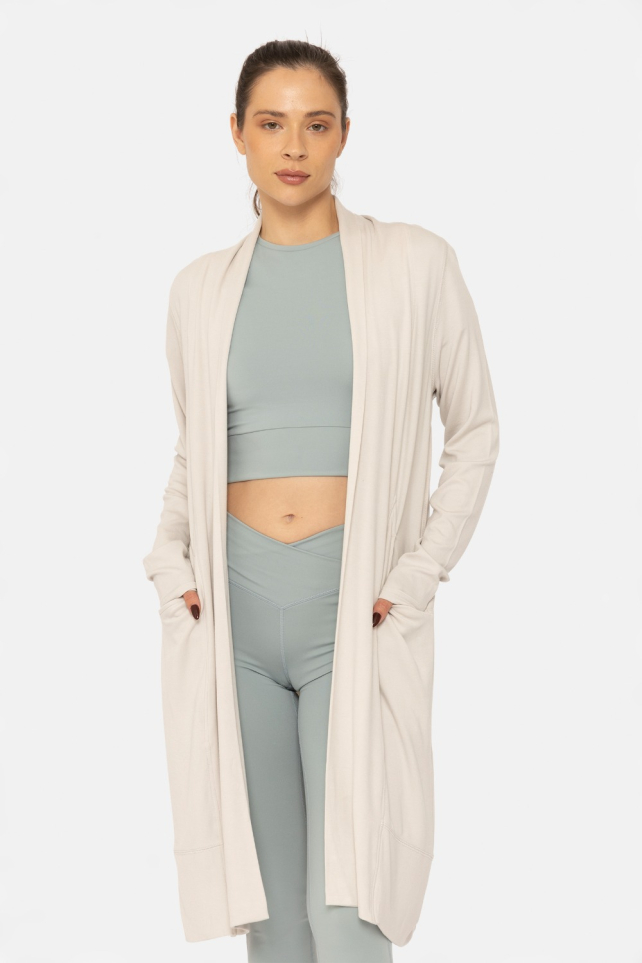Luxe Draped Cardigan (KJ5390)