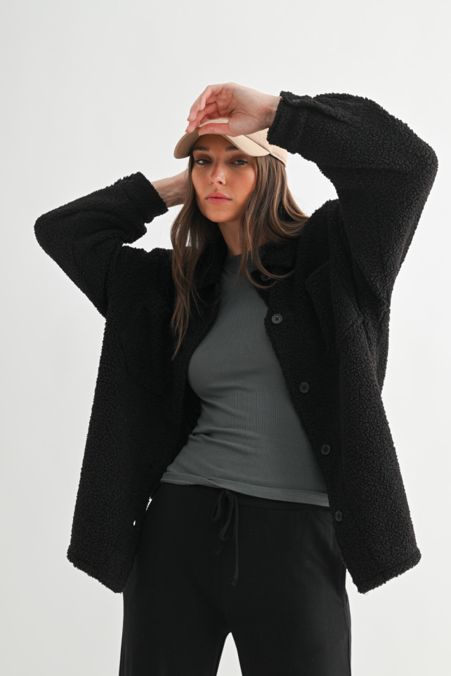 Frostline Sherpa Shacket(KJ5684)