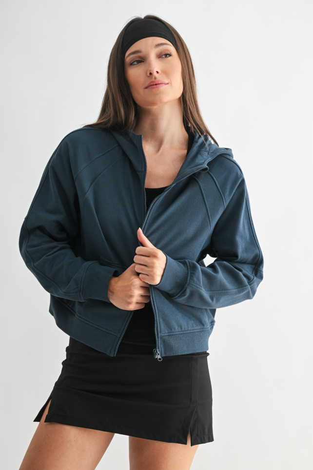 SoftStructure Zip-Up Fleece Hoodie(KJ5717)