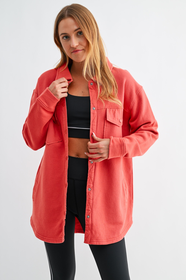 Malibu Evergreen Shacket(KJ5928)