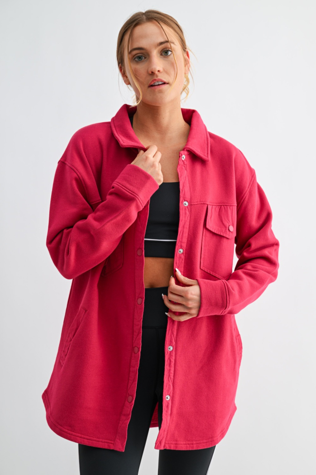 Malibu Evergreen Shacket(KJ5928)