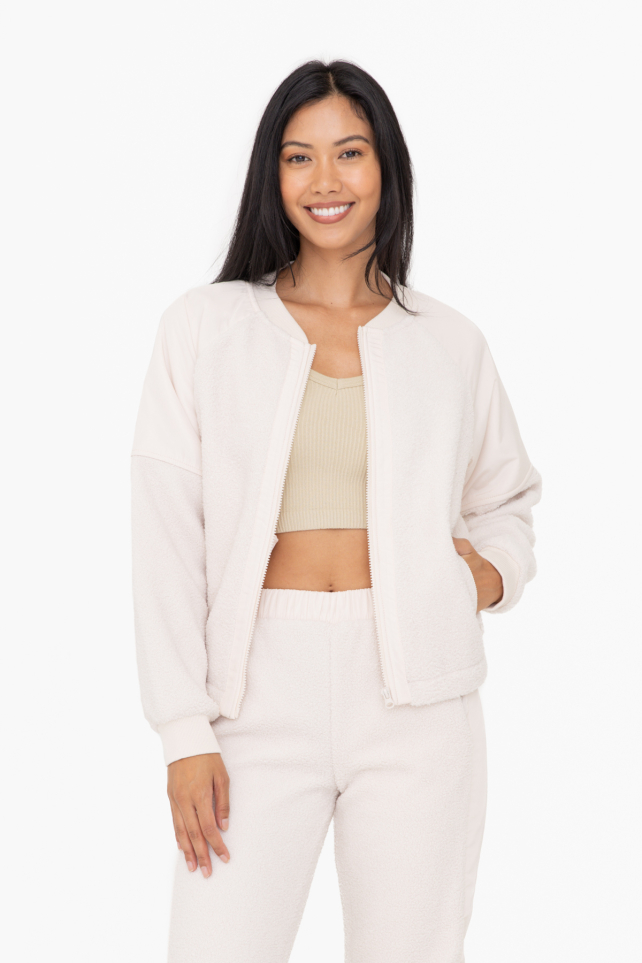 Plush Sherpa Bliss Bomber (KJR12133)