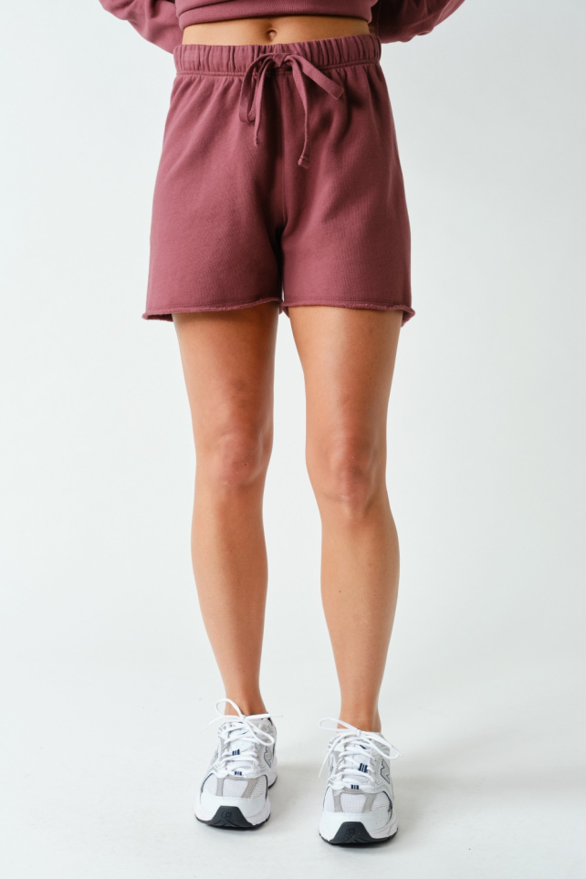 Malibu Vintage Edge Mid-Rise Shorts(KP5249)