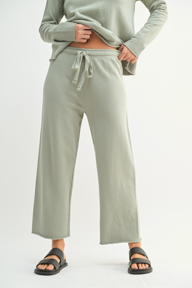 Malibu Wide-Leg Fleece Pants (KP5279)