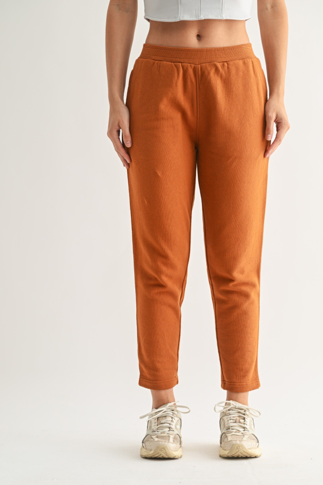 Cropped Cotton Core Pants(KP5547)