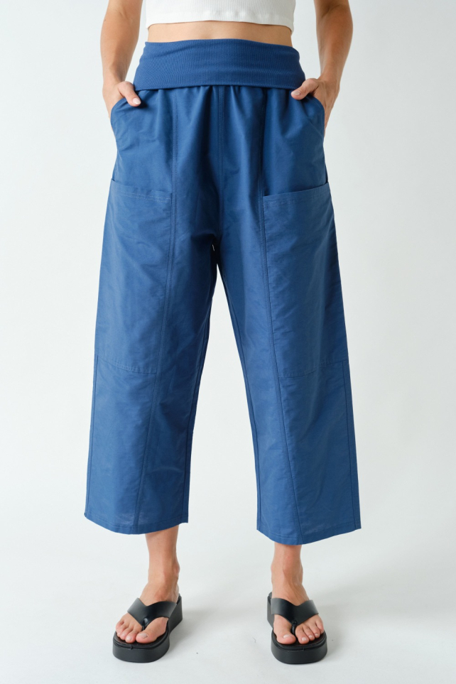 Voyager Wide Leg Cropped Pants(KP5554)
