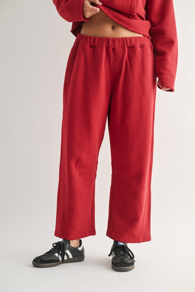 Malibu Air Cotton Barrel Lounge Pants(KP5555)