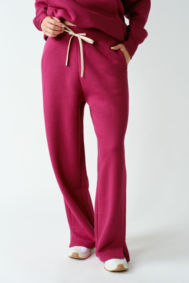 CloudWalk Wide Leg Fleece Pants(KP5704)