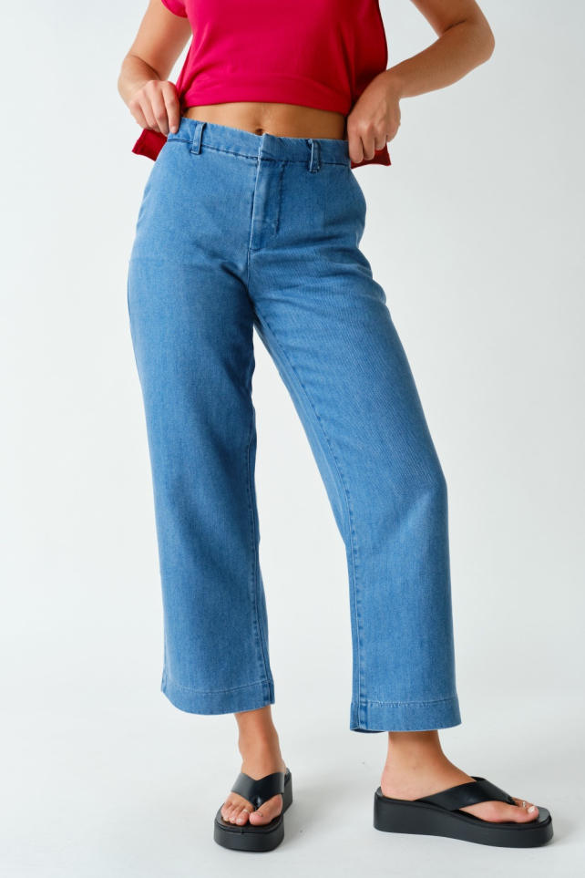 Casual Light-Wash Denim(KP5864)