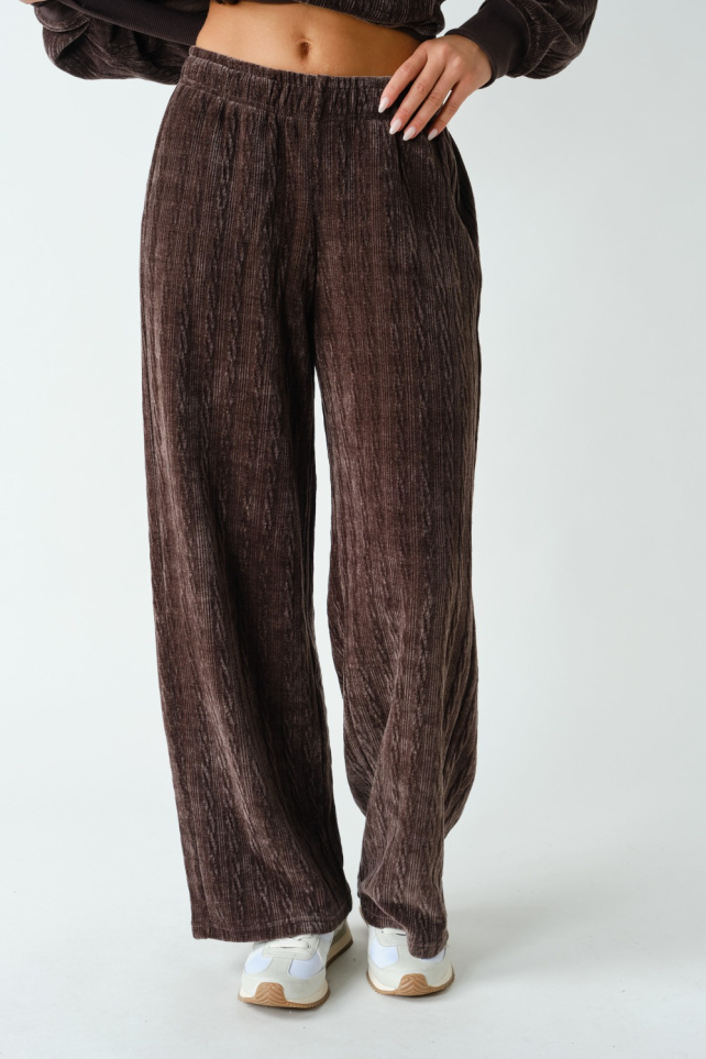 Groove-Track Textured Lounge Pants(KP5978)