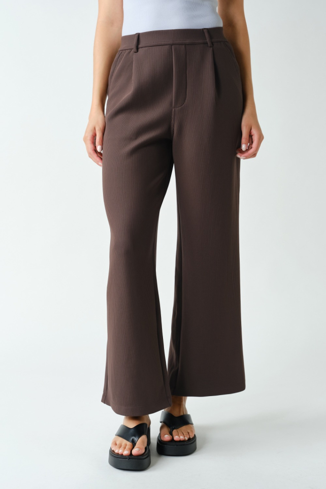 District Tailored Ribbed Trousers(KP5988)