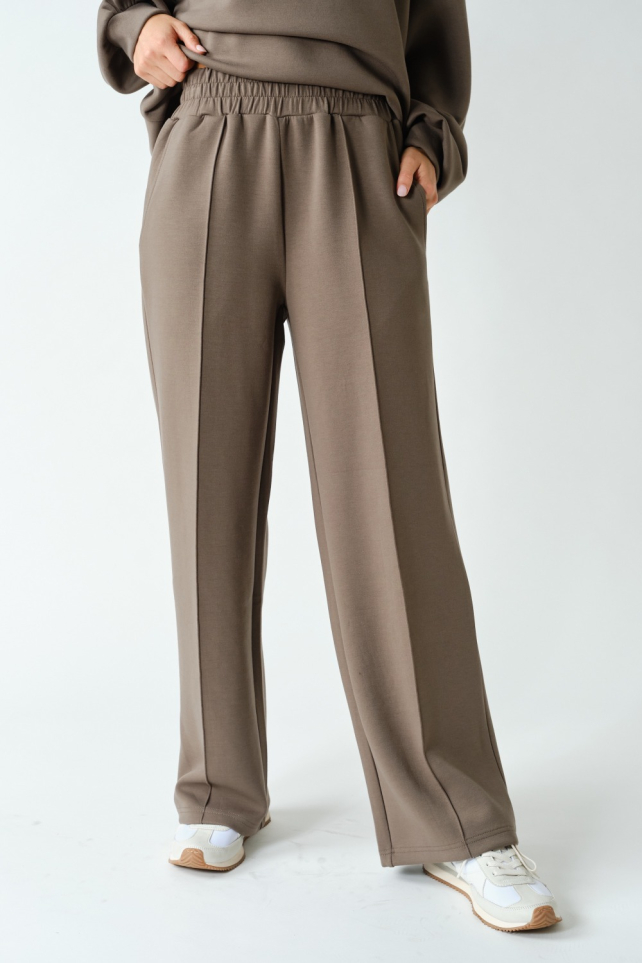 Seamed Wide-Leg Trouser (KP6125)