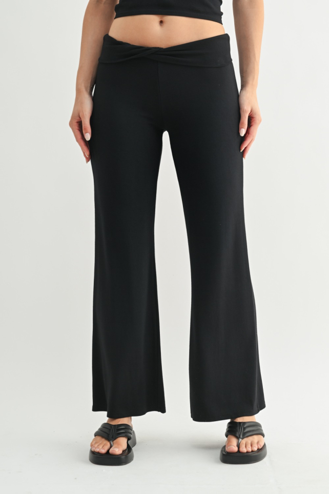 CrossPleat Flare Lounge Pants (KPZ12382)