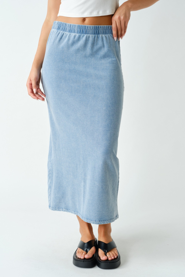 Zenith Cotton-Stretch Pencil Skirt(KS6070)
