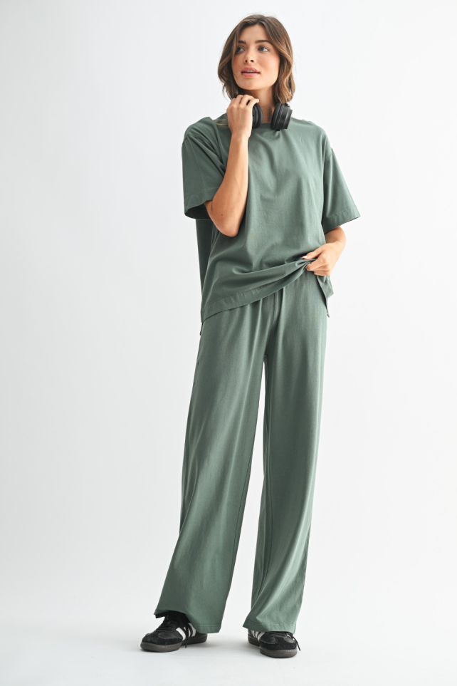 Coastal Drift Pima Cotton Pant Set(KSET5730)