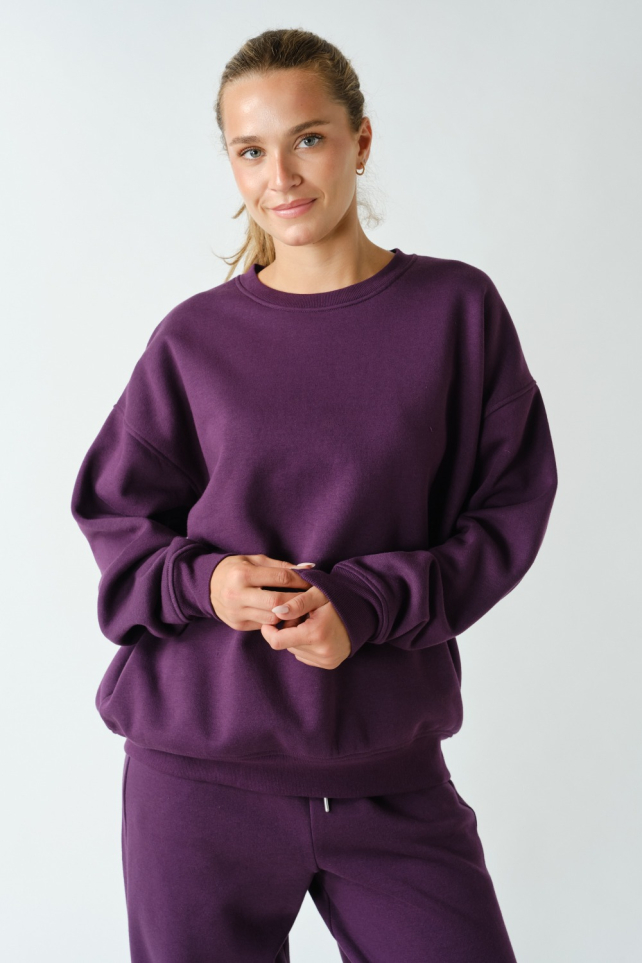 Oversized Fleece Sweatshirt(KT12045)