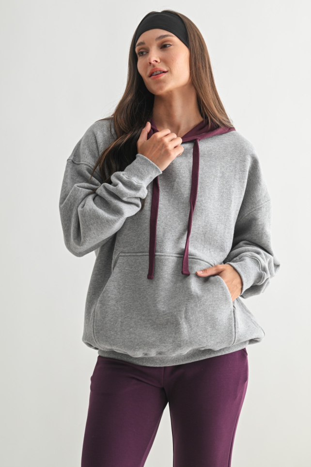 DualTone Fleece Hoodie(KT5568)