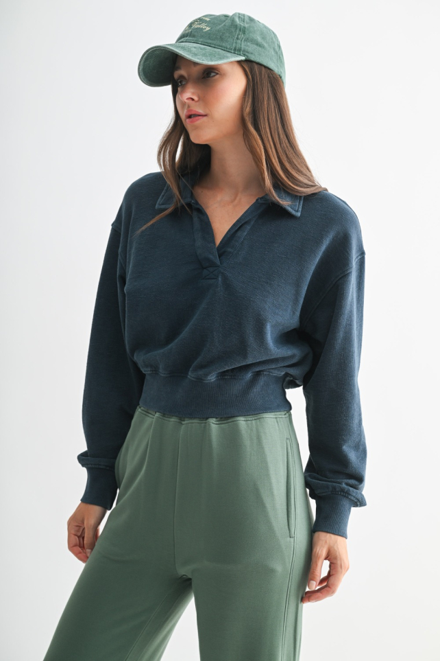Highland Jacquard Collar Pullover(KT5675)