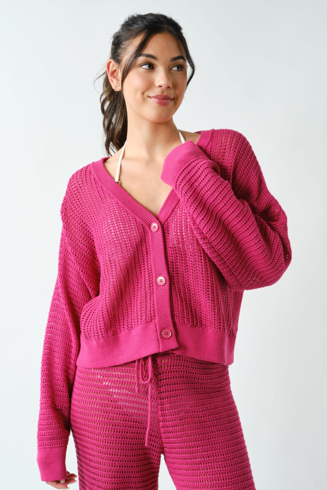 Coastal Crochet Air Knit Top (KT5799)