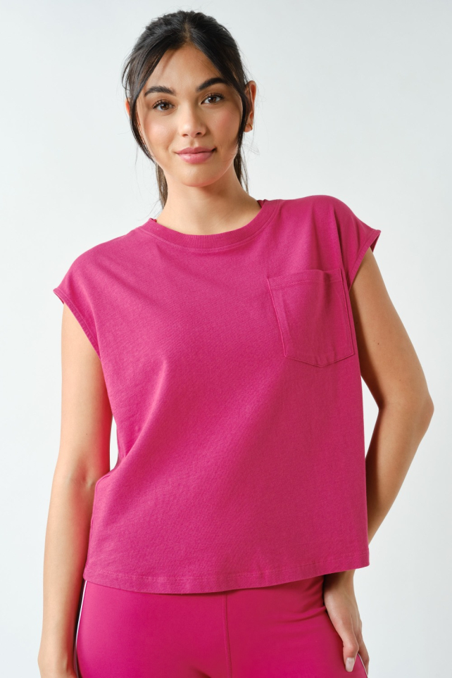 Sunkissed Pima Cotton Pocket Tee(KT5852)