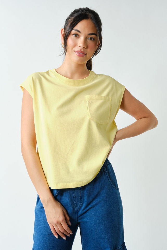 Sunkissed Pima Cotton Pocket Tee(KT5852)
