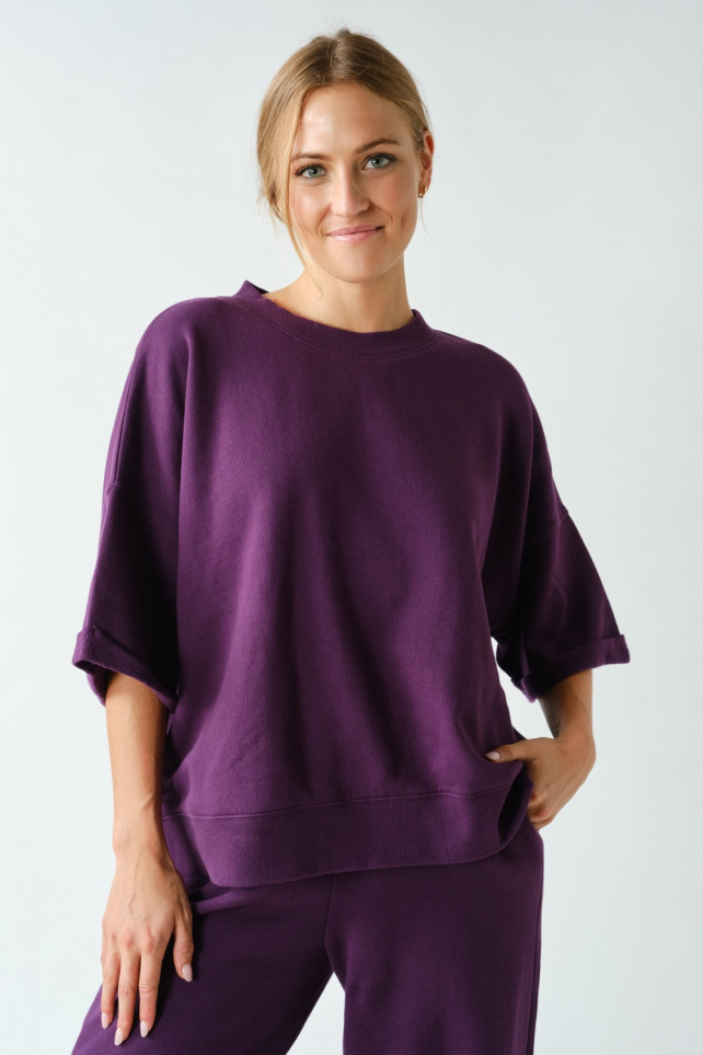 Malibu Lounge Drop Shoulder Top(KT5910)