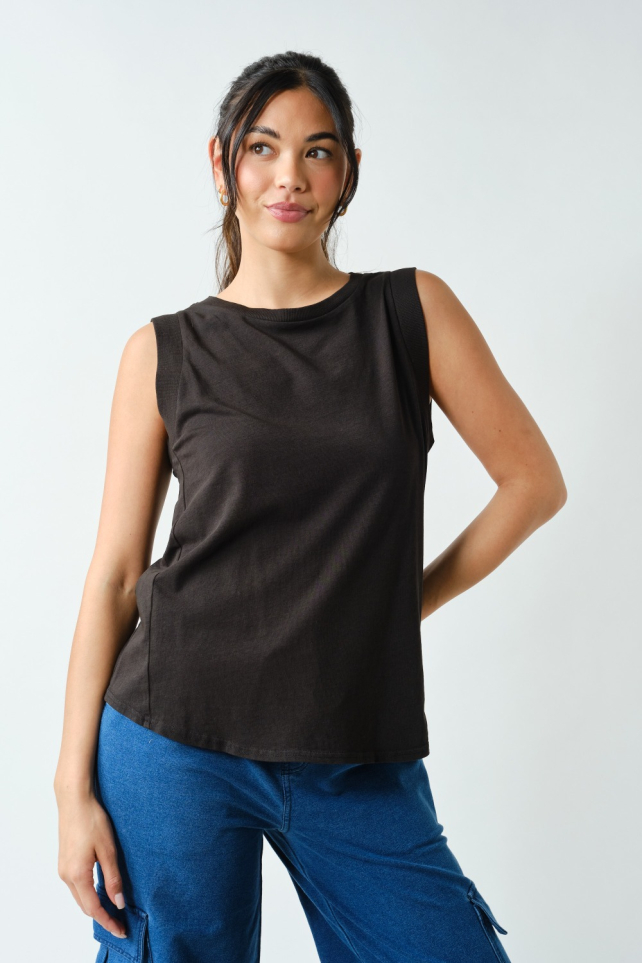 Terra Wash Pima Cotton Muscle Tank(KT5941)