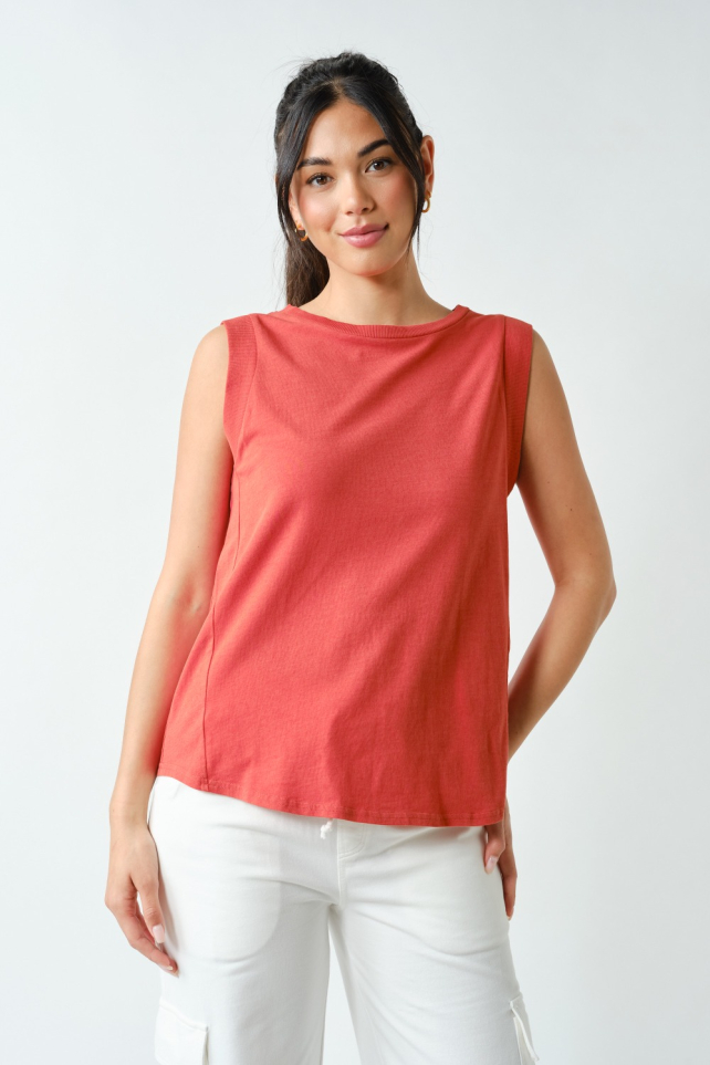 Terra Wash Pima Cotton Muscle Tank(KT5941)