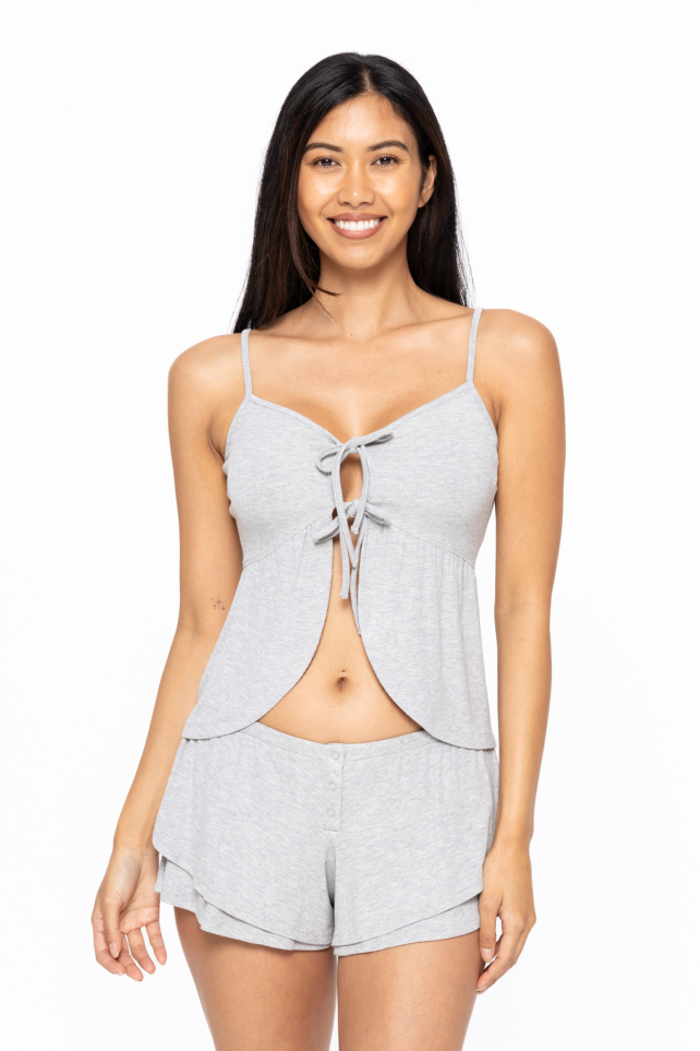 Bamboo Blend Fit & Flare Cami Top (KTR12367)