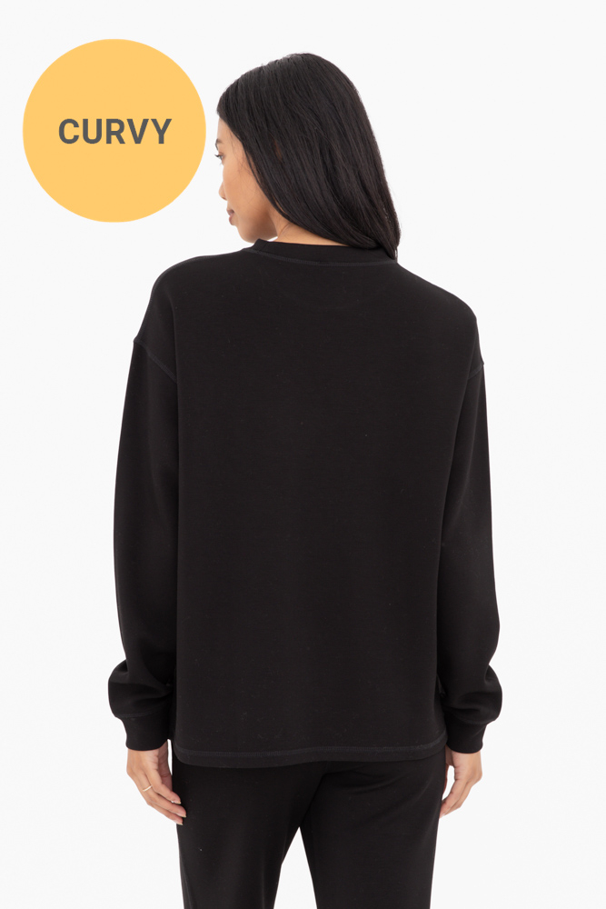 CURVY Elevated Oversized Crew Neck (KTR12014P)