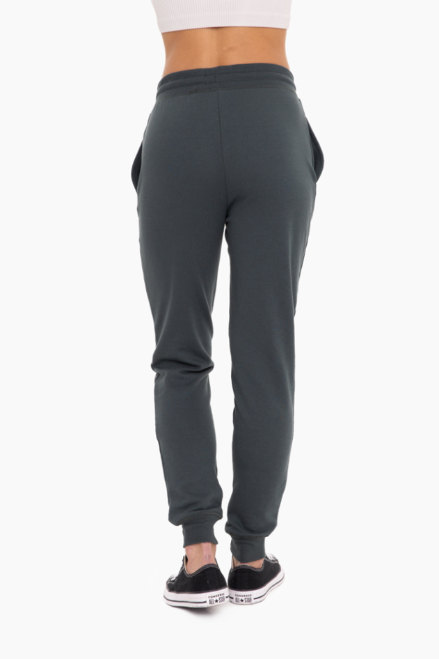 French Terry Cuffed Skinny Joggers (10351)