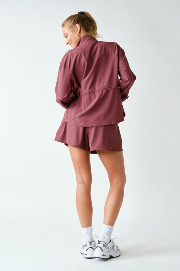 StrideFlex CurveCinch Peplum Jacket(AJ7721)