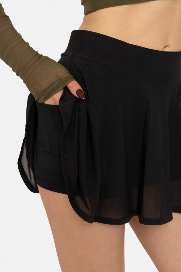 Mesh Circle Skort(AP7629)