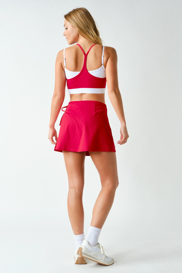 Venice Contrast Double Strap Sports Bra(AT7760)