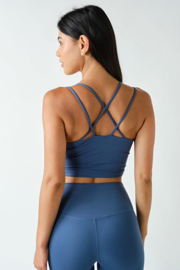 Venice Cloud Light Criss-Cross Sports Bra(BT666)